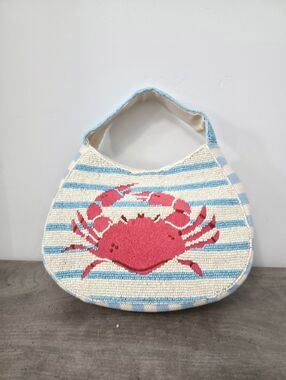 New Viral Beaded Crab Summer Ocean Themed Beaded Bag